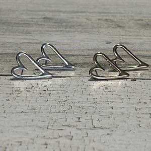 Charming Charlie Heart Stud Set